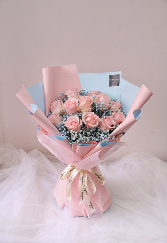 Rose Quartz and Serenity Bouquet