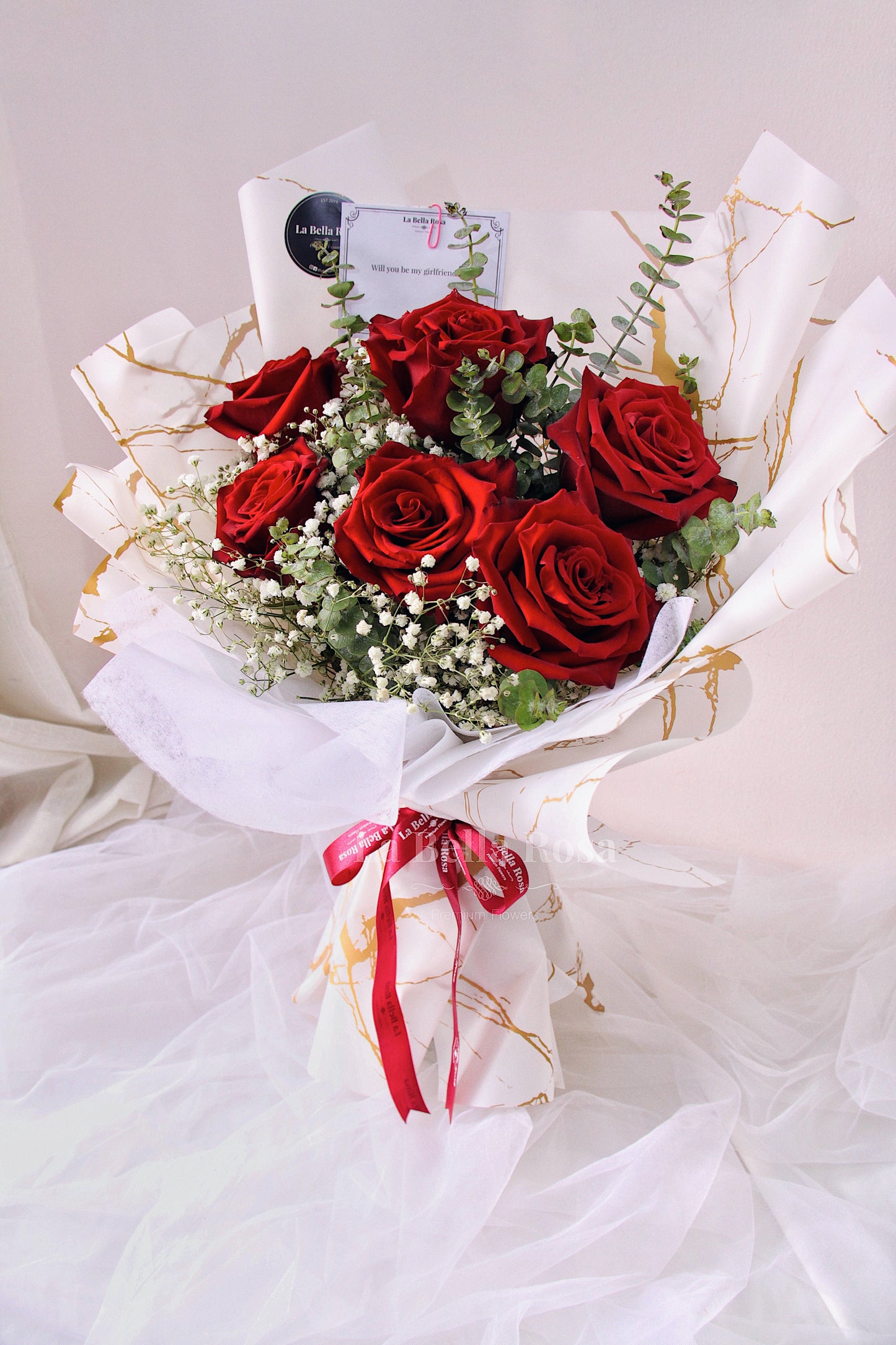 Amelia Ecuadorian Roses Bouquet