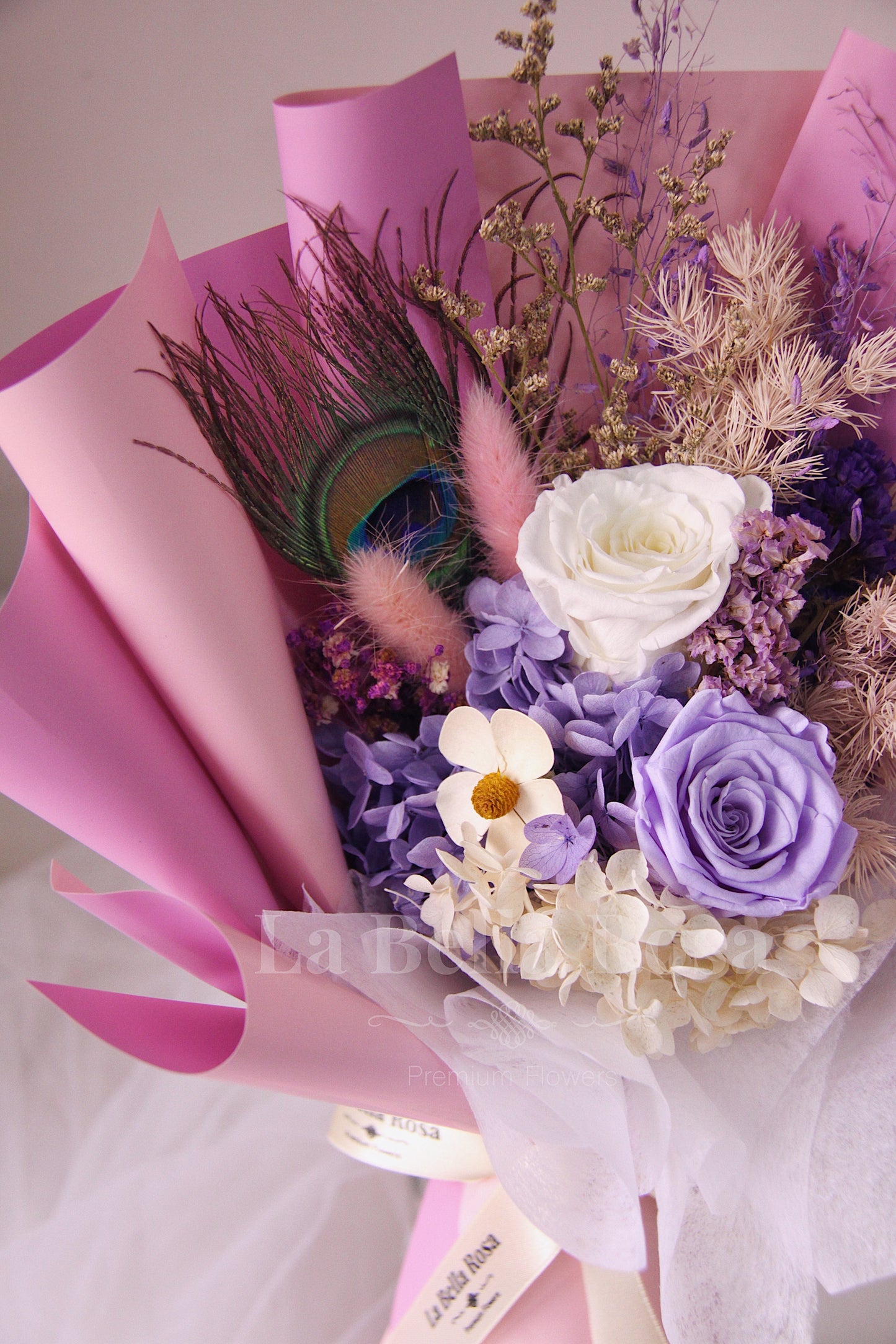 Lavender Haze Dried Flower Bouquet
