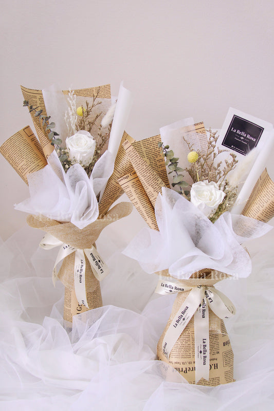 Khaki Mini Dried Bouquet