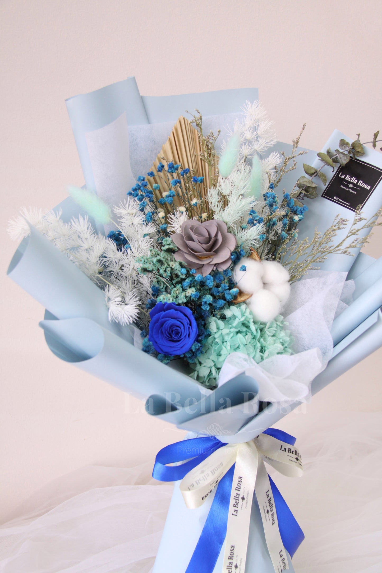 Cobalt Dried Flower Bouquet