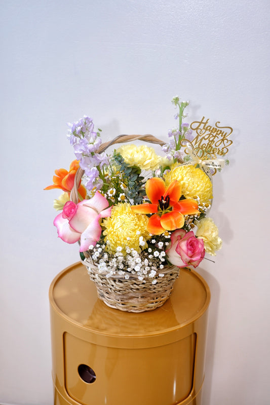 Summer Haze Flower Basket
