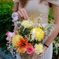 Summer Haze Flower Basket