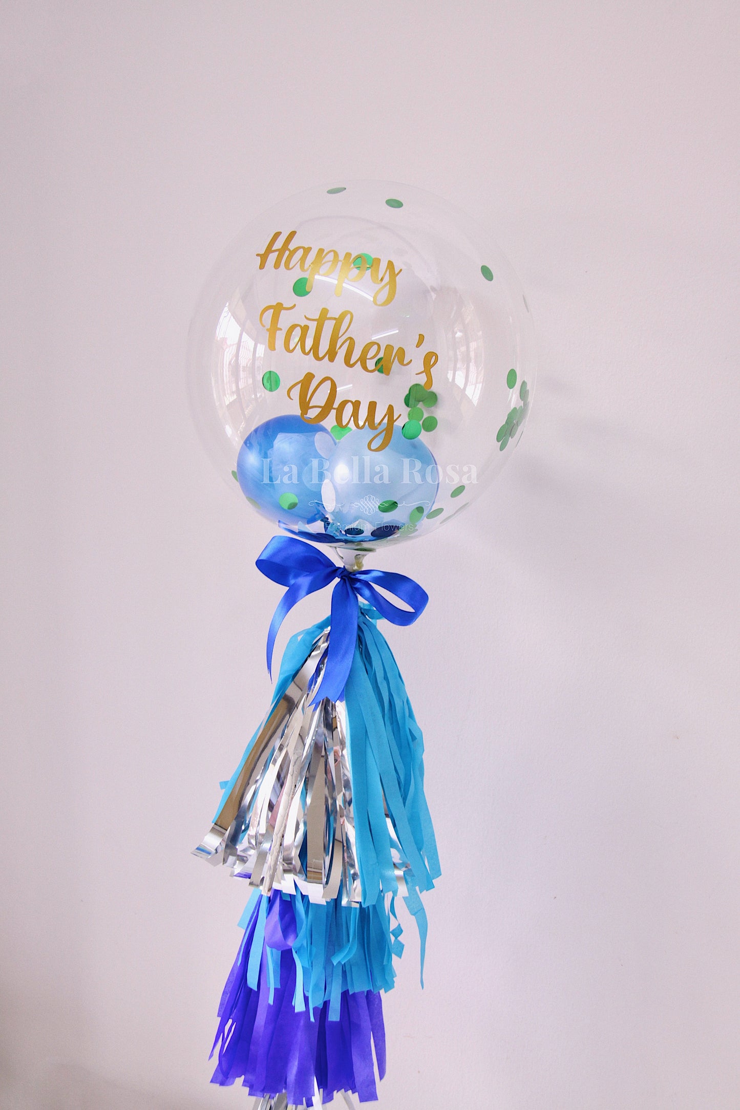 Bubble Balloon Stick with Tassel & Greeting