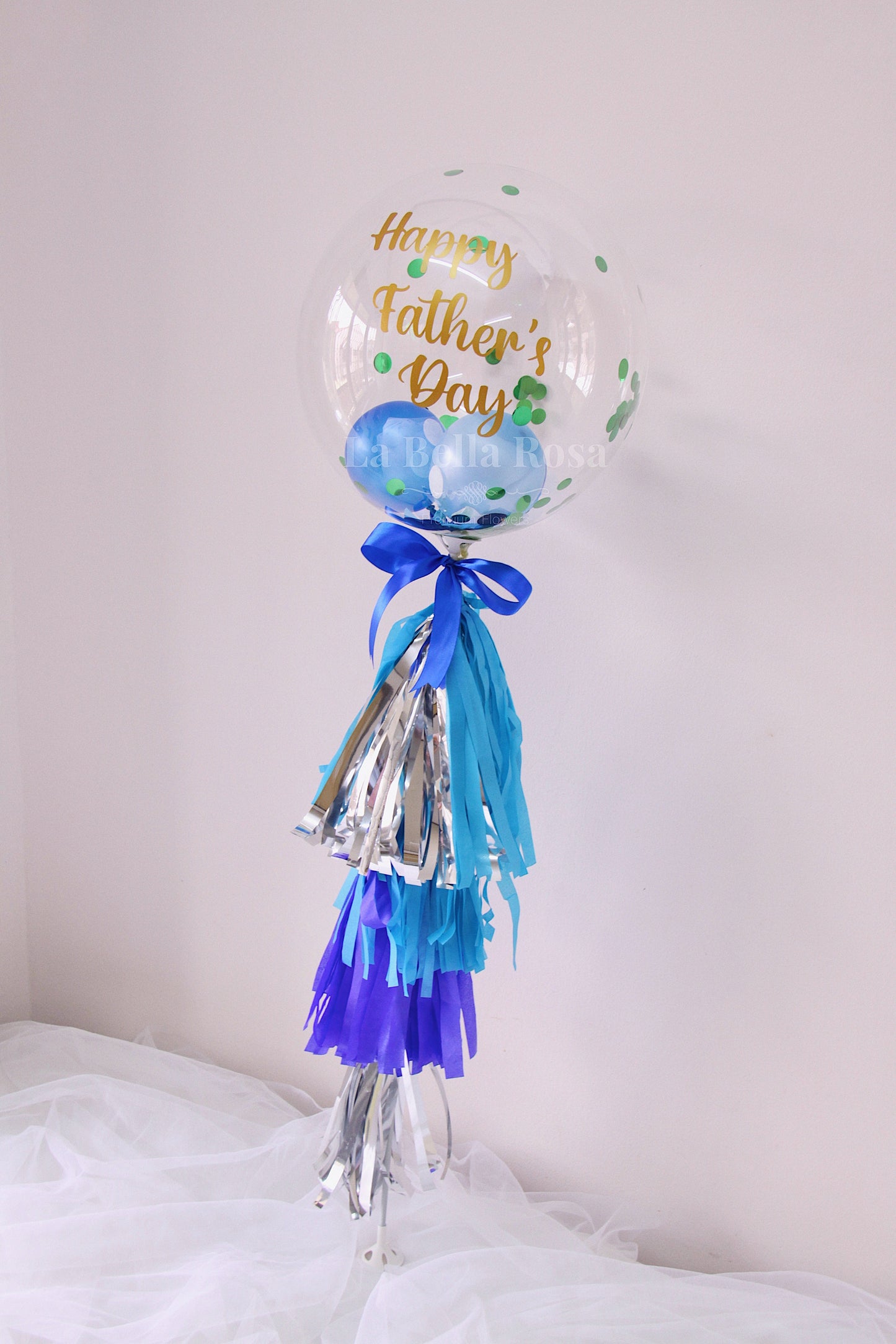 Bubble Balloon Stick with Tassel & Greeting