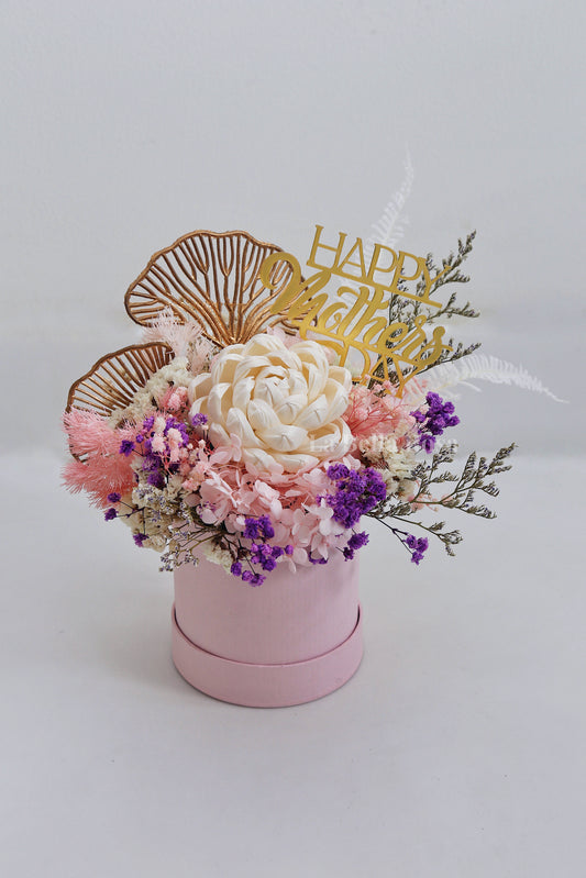 To Mom With Love Dried Flower Box