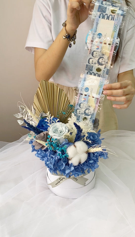 Dried Flower Box with Money Pull